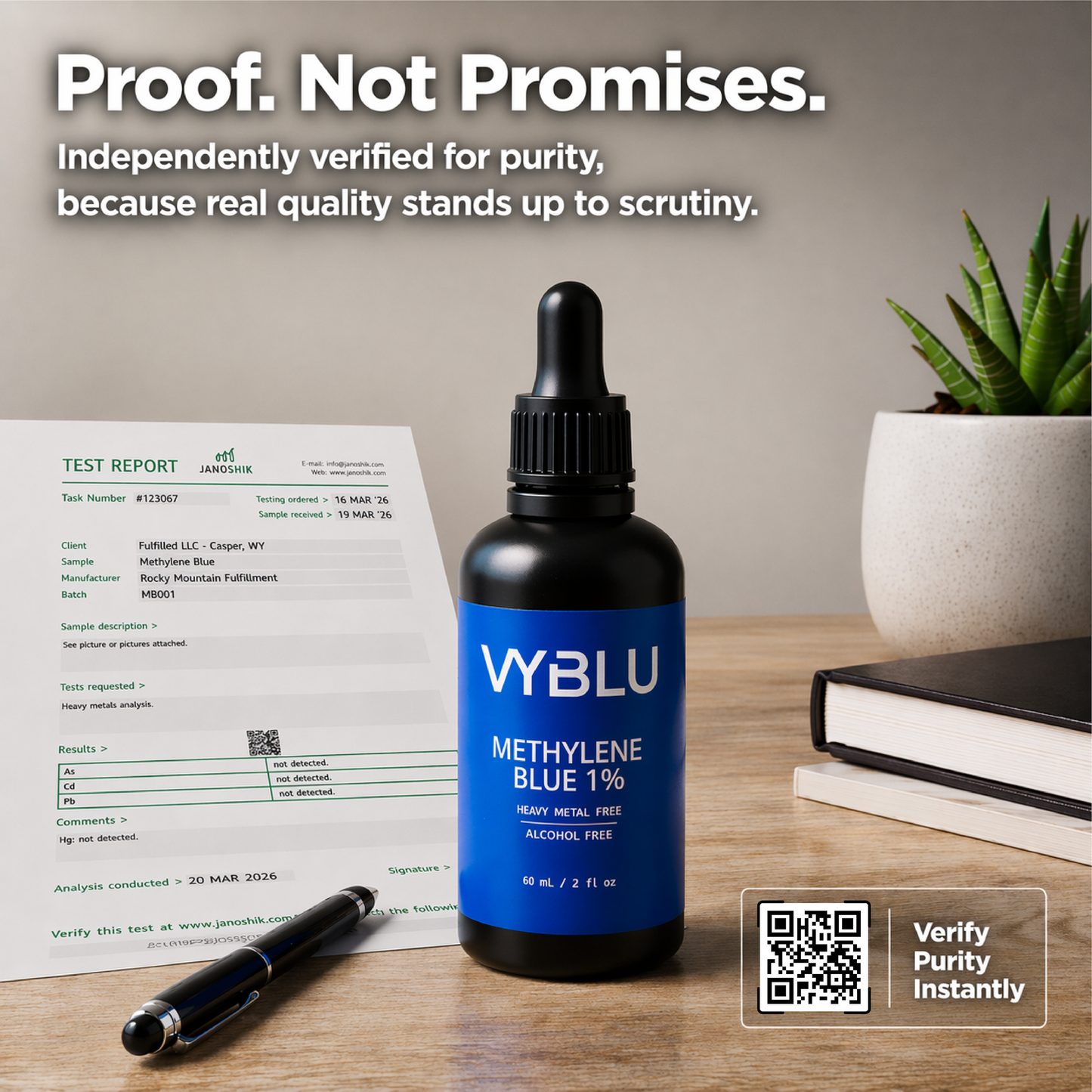 VYBLU Methylene Blue 1% — USP Pharmaceutical Grade